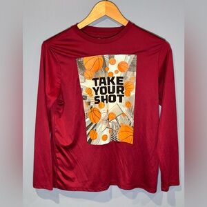 Set Of 3 Athletic Shirts Long Sleeve Different Brands For Boys Size 10-12 Years